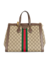 Ophidia Medium Top Handle Bag, back view